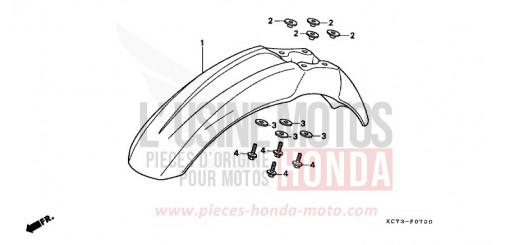 AILE AVANT XR400R3 de 2003